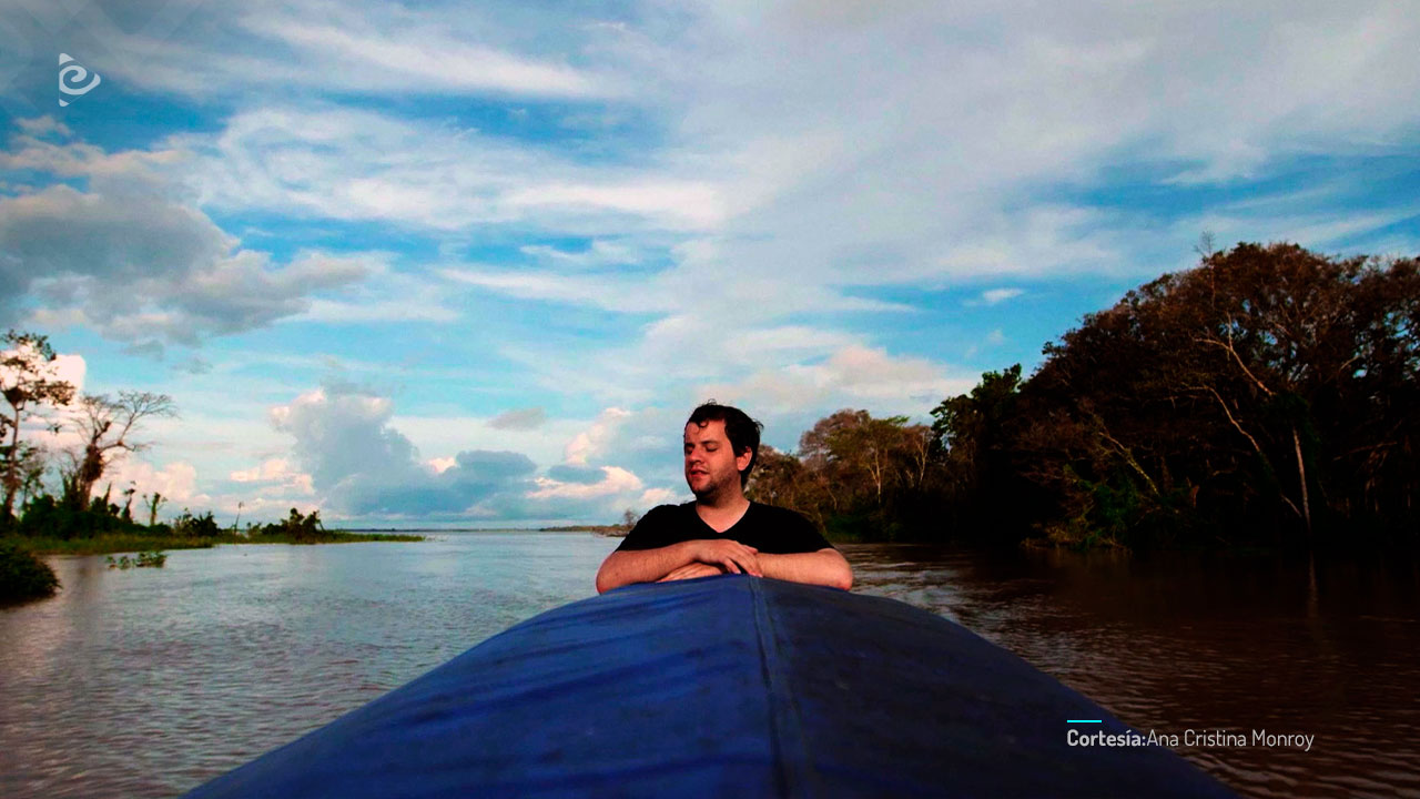 Juan Pablo en su viaje.