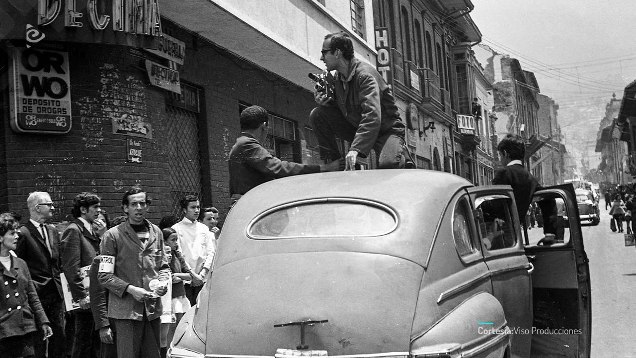 Carlos en Bogotá hace 50 años.