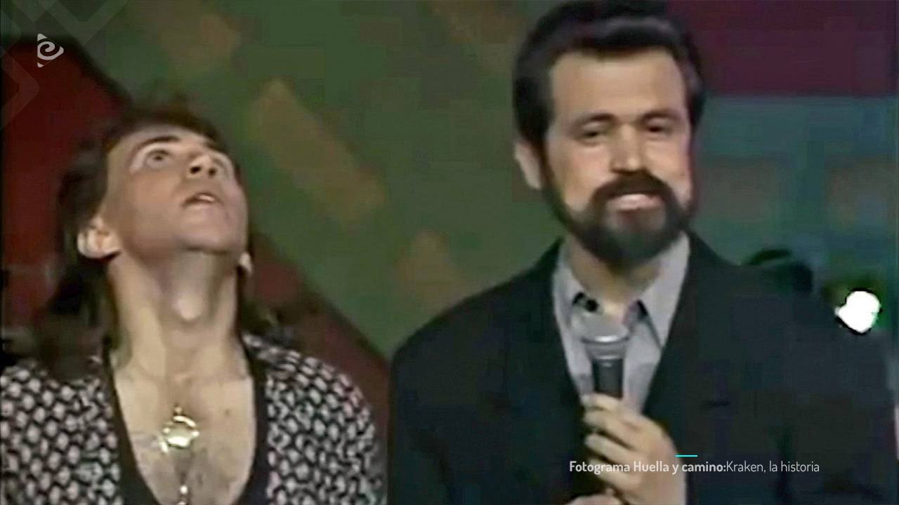 Elkin Ramírez con Jorge Barón en el Show de las estrellas.