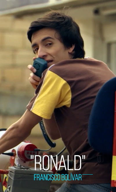Francisco Bolívar interpreta a Ronald en Silencio en el paraíso, largometraje colombiana de Colbert García