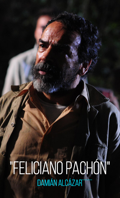 Damián Alcázar interpreta a Feliciano Pachón en La Sargento Matacho, película colombiana dirigida por William González