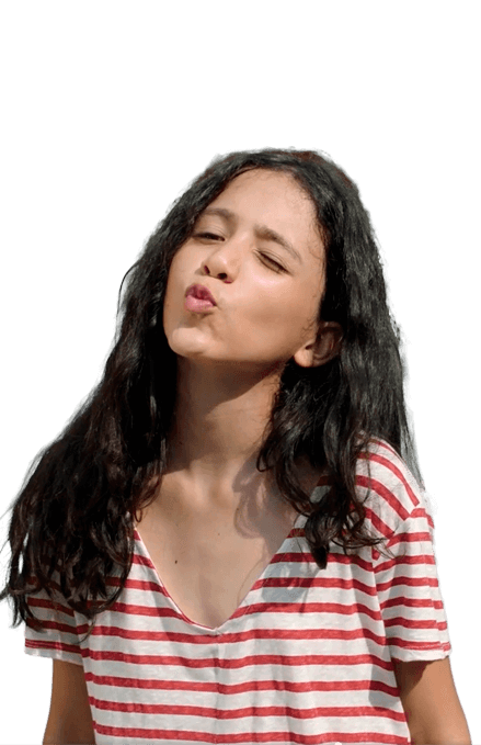 Sofía Paz Jara interpreta a Ángela en Niña Errante, largometraje colombiano de Rubén Mendoza