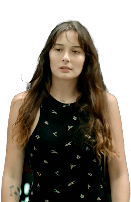 Maria Camila Mejía interpreta a Gabriela en Niña Errante, largometraje colombiano de Rubén Mendoza