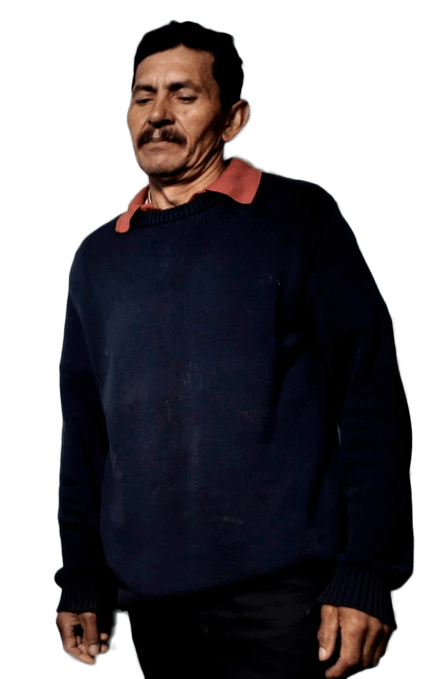 Braulio Antonio Páez interpreta a Ebanisto en Frío en la montaña, largometraje colombiana de Edison Gómez Amaya