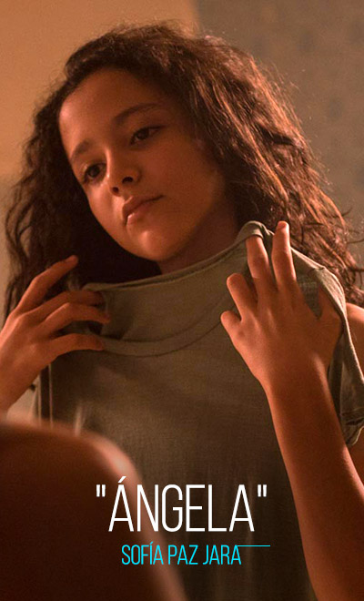 Sofía Paz Jara interpreta a Ángela en Niña Errante, largometraje colombiano de Rubén Mendoza