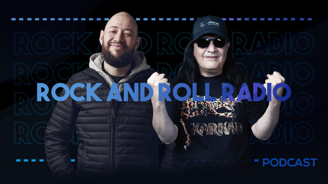 Dos rockeros sonriendo