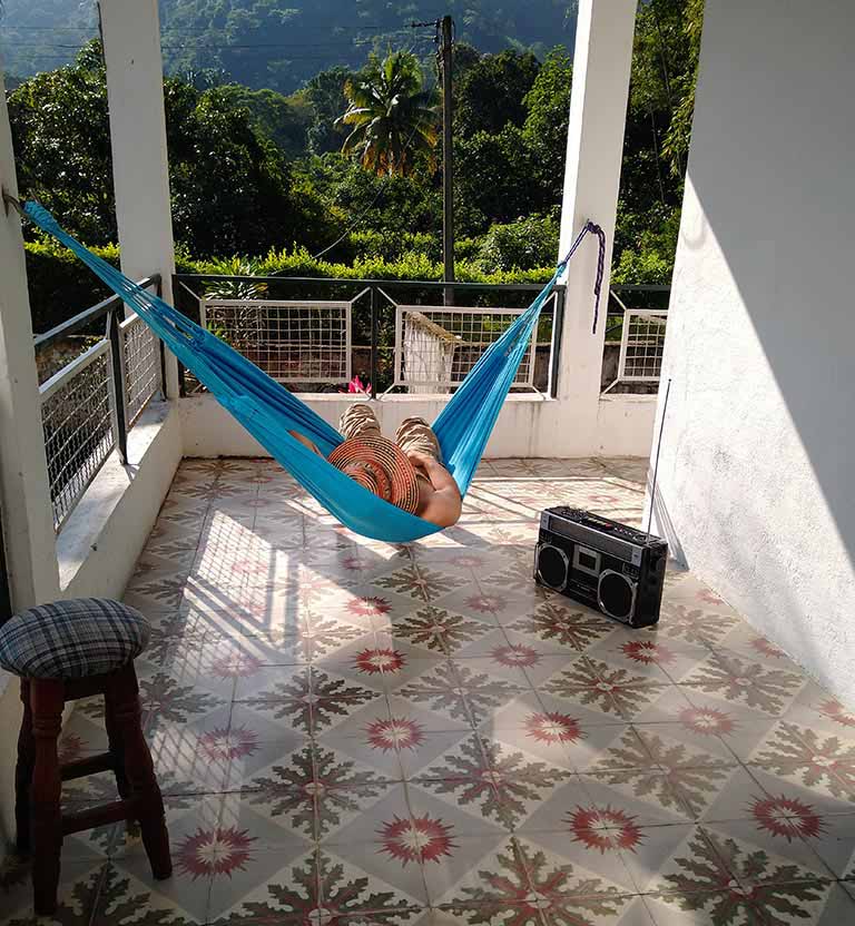El mejor descanso es en una hamaca