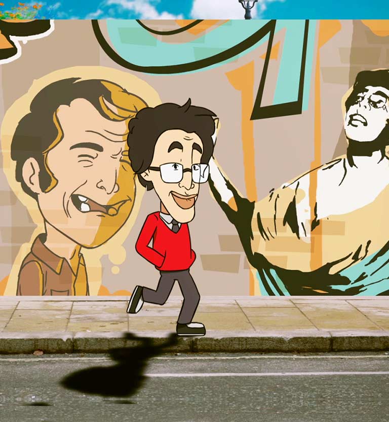 Animación de Jaime Garzón