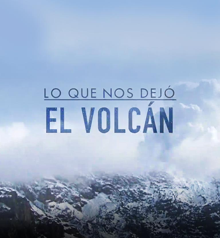Póster de Lo que nos dejó el volcán