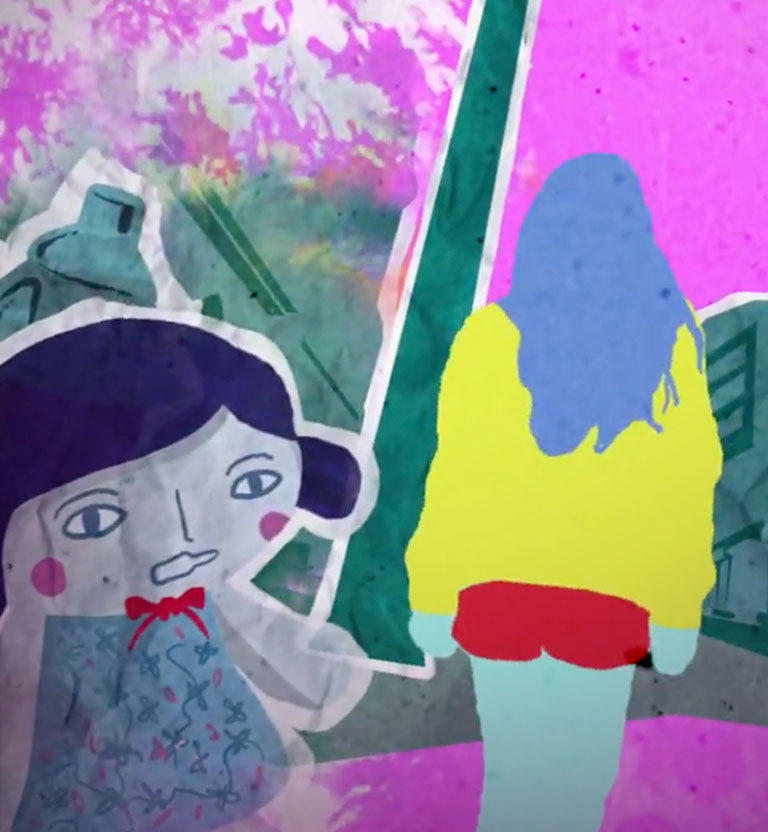 Mira ahora la serie animada documental Las niñas de la guerra en la plataforma de streaming de los colombianos: RTVCPlay