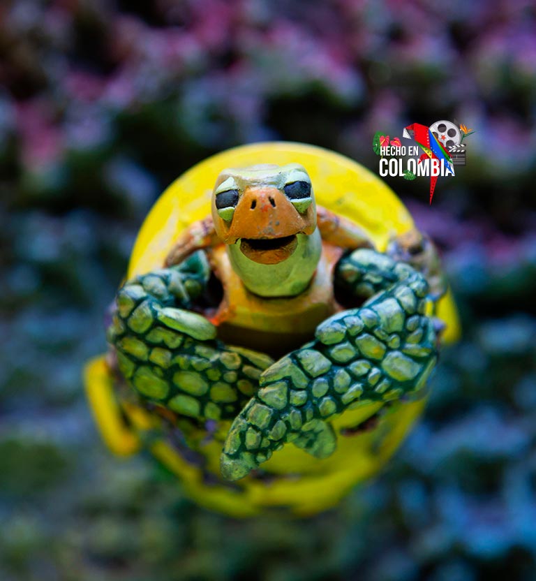 La tortuga de plástico