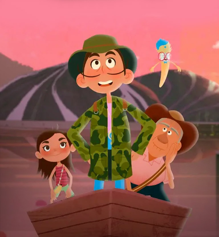 Dapinty, una aventura musicolor, serie infantil disponible ahora en la plataforma de streaming RTVCPlay