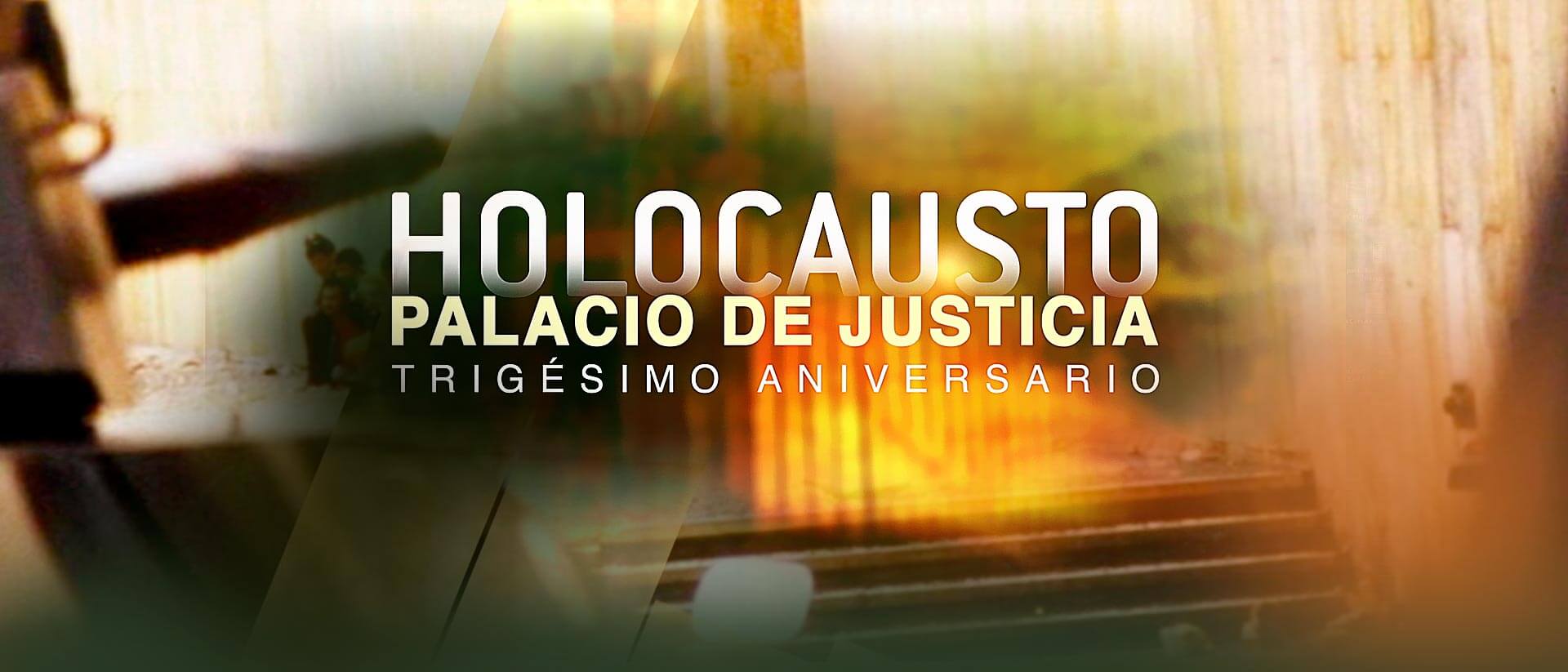 Póster de Holocausto Palacio de Justicia