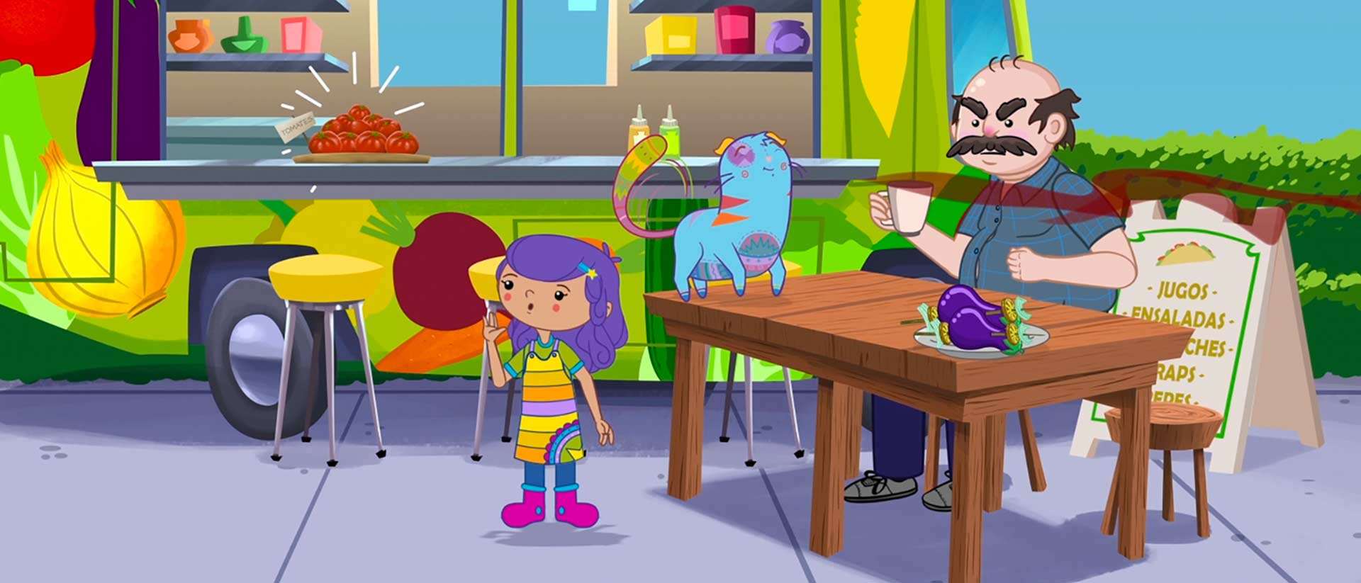 Niña, gato, familia, RTVCPlay, señal colombia, aventura