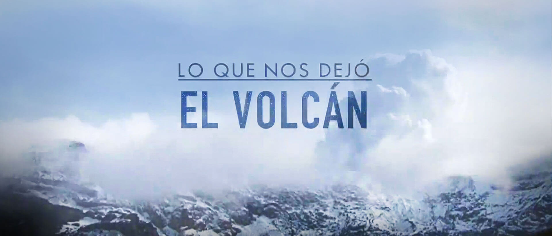 Póster de Lo que nos dejó el volcán