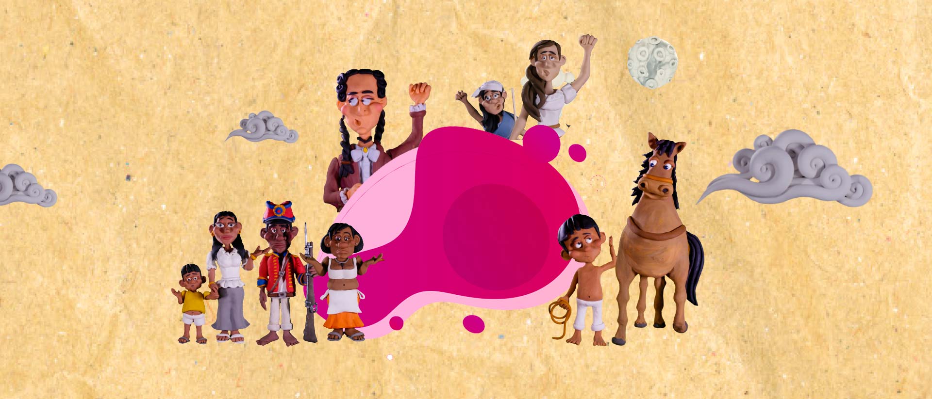 Muñecos en plastilina