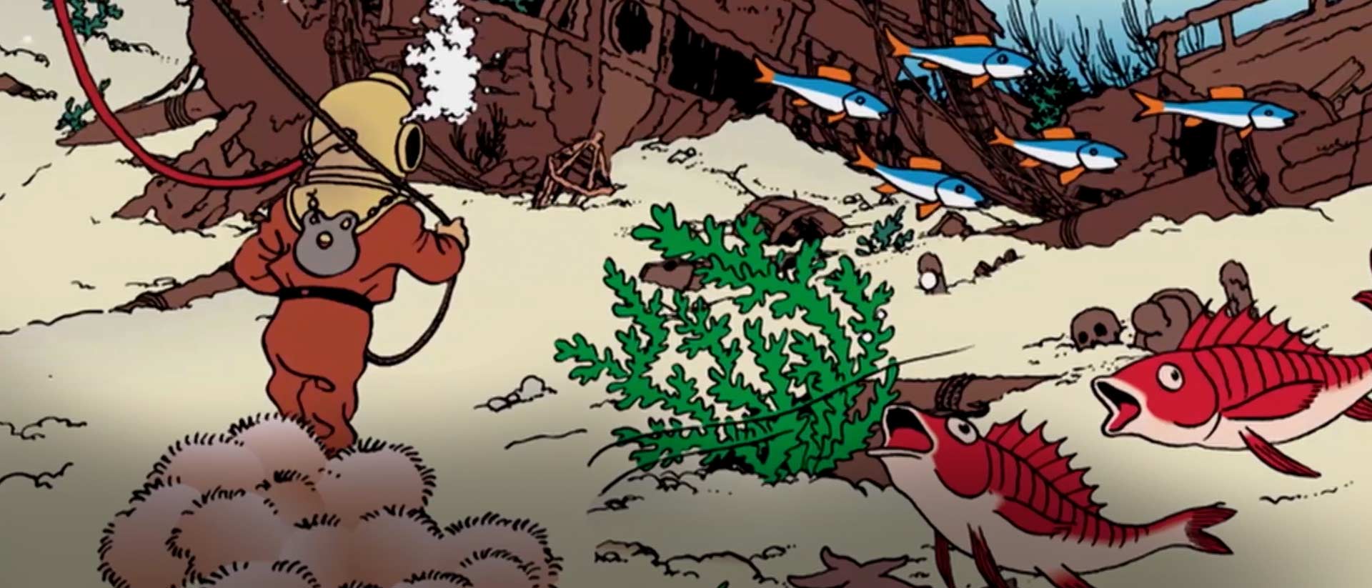 Mira ahora Tintín y el misterio de la momia Rascar Capac, cortometraje dirigido por Frédéric Cordier, en la plataforma de streaming RTVCPlay