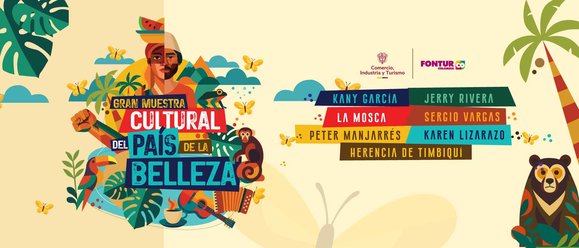 Disfruta ahora de la Gran muestra cultural del país de la belleza desde Santa Marta