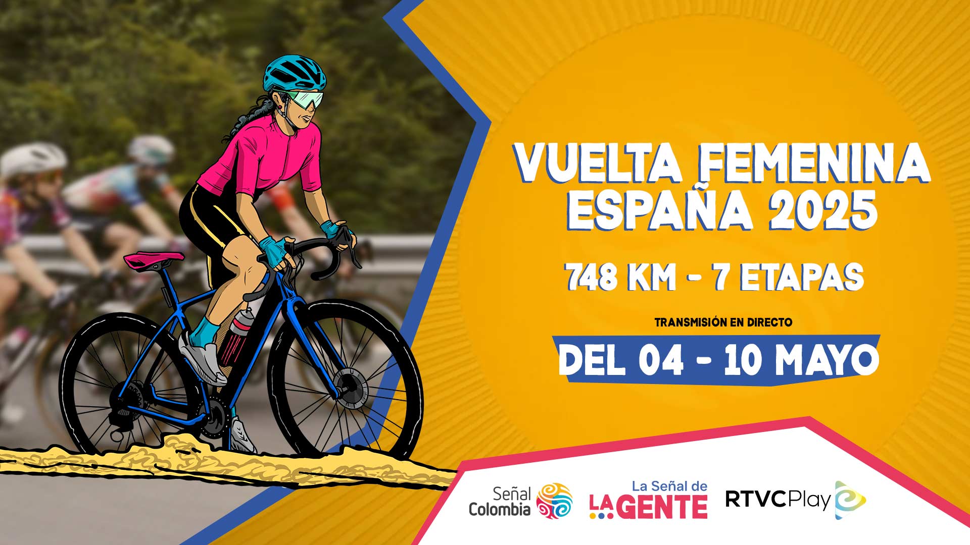 Conéctate ahora con la Vuelta Femenina España 2025 en RTVCPlay 