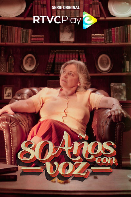 Póster oficial de la serie 80 años con voz