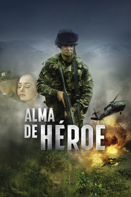 Póster Alma de héroe, película colombiana completa en RTVCPlay