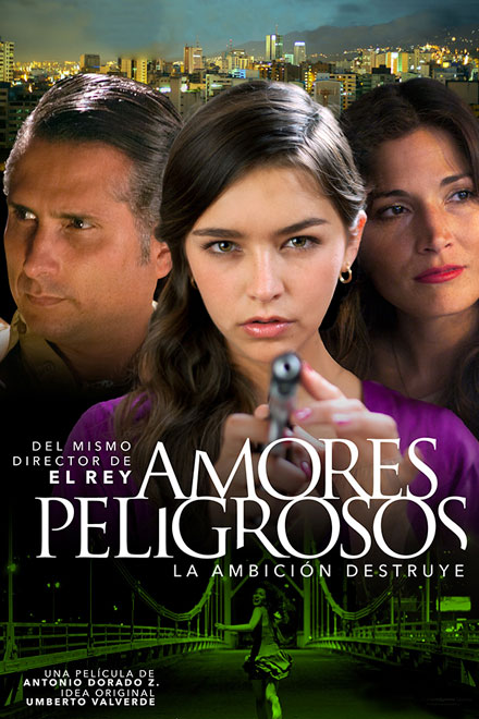 Póster Amores peligrosos, película colombiana completa en RTVCPlay