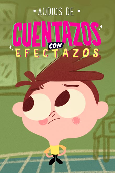 Poster oficial de el pódcast de Cuentazos con efectazos en la plataforma de streaming RTVCPlay