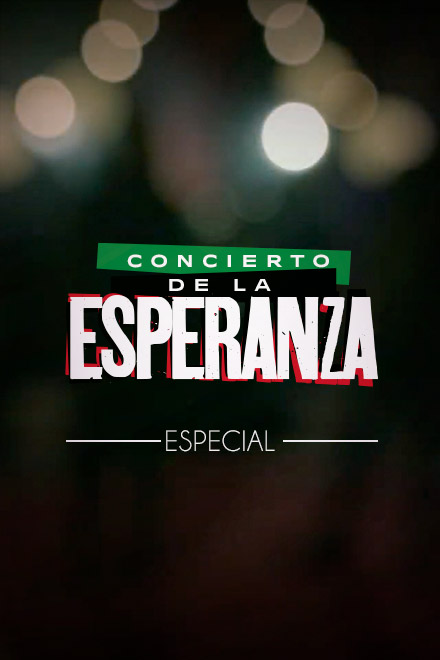 Póster Especial Concierto la Esperanza: Latinoamérica solidaria, en la plataforma de streaming de los colombianos: RTVCPlay