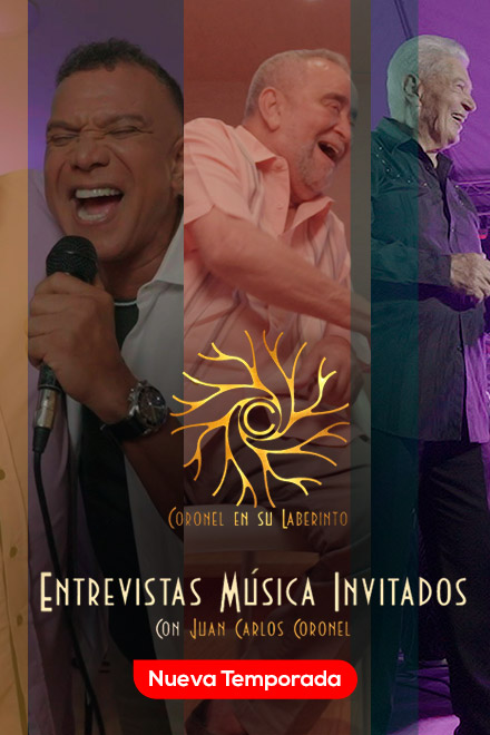 Poster Coronel en su laberinto, Coronel en su laberinto por RTVCPlay, Juan Carlos Coronel en RTVCPlay, encuentros musicales