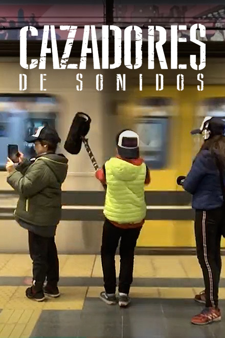 Póster oficial de la serie infantil Cazadores de sonidos. Disponible en RTVCPlay