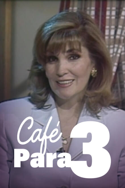 Póster oficial de Café para tres, disponible en RTVCPlay