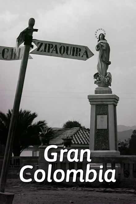 Póster oficial de Gran Colombia, información y propaganda, disponible en RTVCPlay