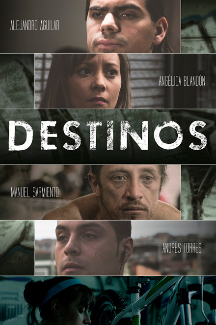 Póster Destinos, película colombiana completa, en RTVCPlay