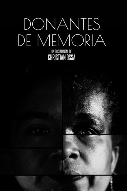 Póster Donantes de memoria, cortometraje documental colombiano disponible en RTVCPlay