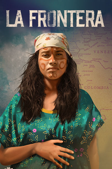 Póster oficial de La frontera, película colombiana completa, en RTVCPlay