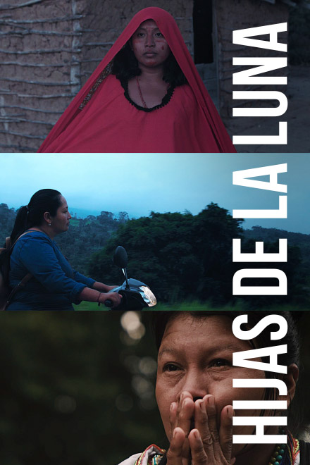 Póster de Hijas de la luna, disponible en la plataforma de streaming de todos los colombianos: RTVCPlay
