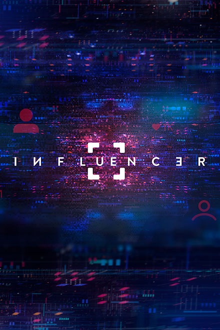 Póster Influencer, serie de ficción colombiana disponible en RTVCPlay