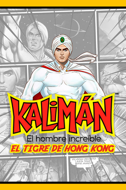Póster de la radionovela Kalimán, el hombre increíble