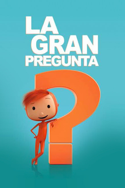 Póster oficial de La gran pregunta, serie infantil disponible en RTVCPlay