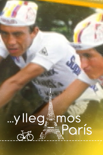 Póster Y llegamos a París, documental colombiano completo, en RTVCPlay