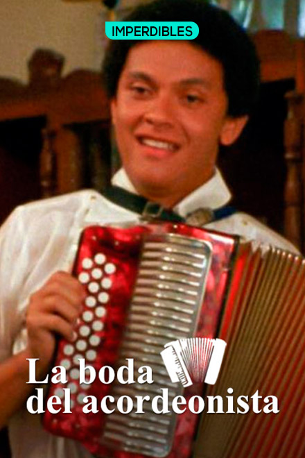 Póster La boda del acordeonista, película de ficción colombiana