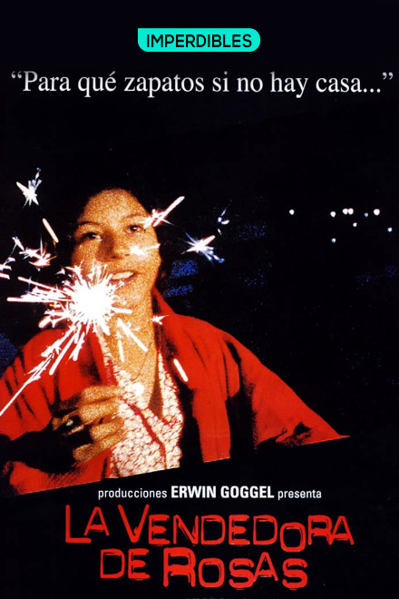 Póster La vendedora de rosas, película de ficción colombiana disponible en RTVCPlay