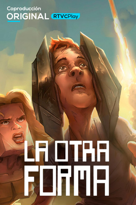 Póster La otra forma, pelicula la otra forma, pelicula animada la otra forma, peliculas gratis colombianas, peliculas en rtvcplay, peliculas de figuras geometricas