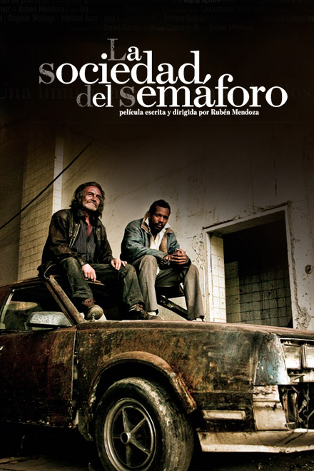 Poster oficial La sociedad del semáforo, película colombiana de ficción 
