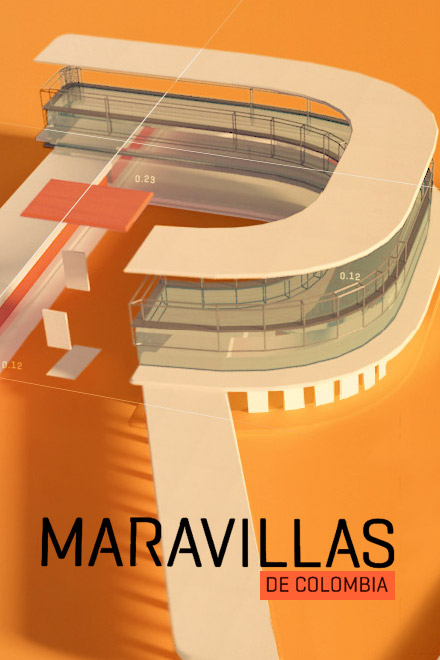 Póster de Maravillas de Colombia, una coproducción de Señal Colombia con Discovery Channel