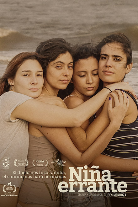 Póster Niña errante, película colombiana completa, en RTVCPlay