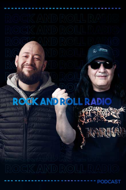 Dos rockeros sonriendo