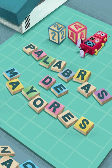 Póster oficial de Palabras de mayores, pódcast original de RTVCPlay