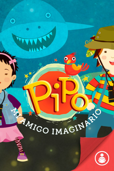 Serie infantil Pipo mi amigo imaginario, ver pipo mi amigo imaginario, primera infancia, resolver temores, dibujos animados colombianos, series gratis, series online
