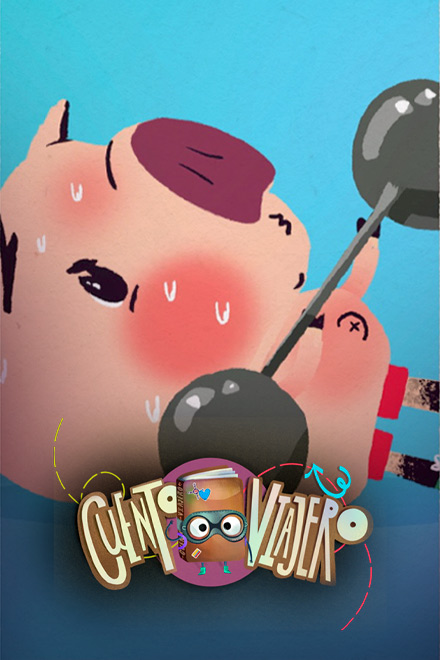 Afiche oficial cuentos viajeros, niños contando cuentos, series infantiles, series online, series gratis, series para niños